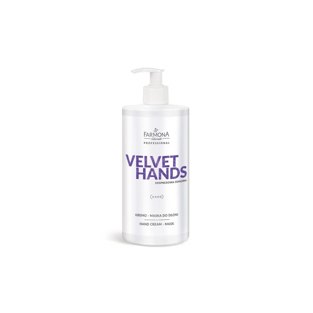 Farmona Velvet Hands Kézkrém-maszk 500ml — elölnézet