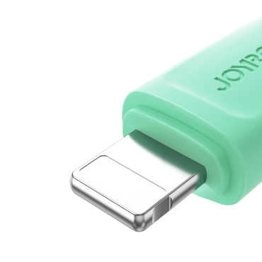 Câble de câble pour iPhone série multicolores USB-A - Lightning 3A 1M Noir