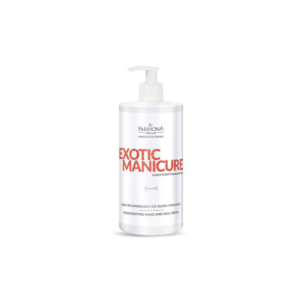 Farmona Exotic Manicure regenererande hand- och nagelkräm 500ml — framsida