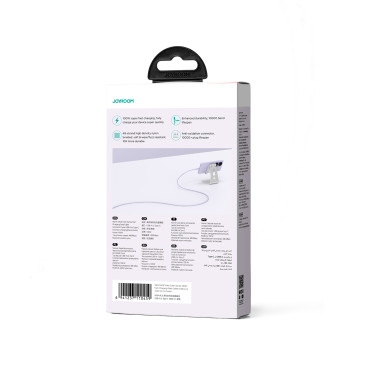 Kabel Multi-Color Series USB-A-kabel - USB-C 100W Snelle Transfer 1m Paars