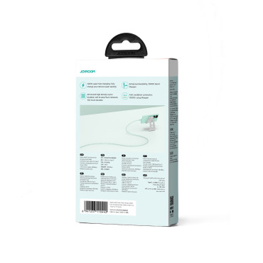 Kabeļu multi-krāsu sērija USB-a kabelis - USB-C 100W Fast Transfer 1m zaļš