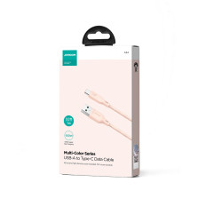 Kabel Multi-Color Series Serie USB-A - USB-C 100W Fast Transfer 1M Pink