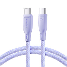 Series serija serije kabela s više boja USB-C - USB-C 60W Brzi prijenos 1m ljubičasto