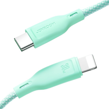Cable serie de serie multicolor USB-C - USB-C 60W Transferencia rápida 1M PURPLE
