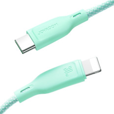 Cable serie de serie multicolor USB-C - USB-C 60W Transferencia rápida 1M PURPLE
