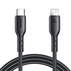 Kabel tråd för iPhone flash-charge serie USB-C - Lightning 30W 1M svart