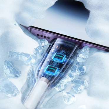 Kaapelijohto iPhone Flash-Breat-sarjan USB-C - salama 30W 1m musta