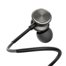 Fones de ouvido com fio em-comer forte Bass Hifi HiFi Wired Série JR-EW03 ombro escuro