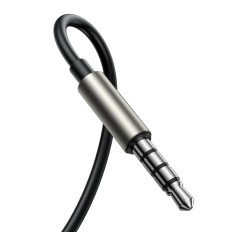 Slúchadlá káblové in-jesť Strong Bass Hifi Wired Series Jr-EW03 Dark rameno