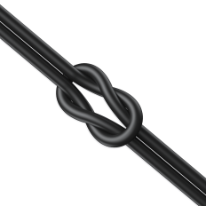 Slúchadlá káblové in-jesť Strong Bass Hifi Wired Series Jr-EW03 Dark rameno
