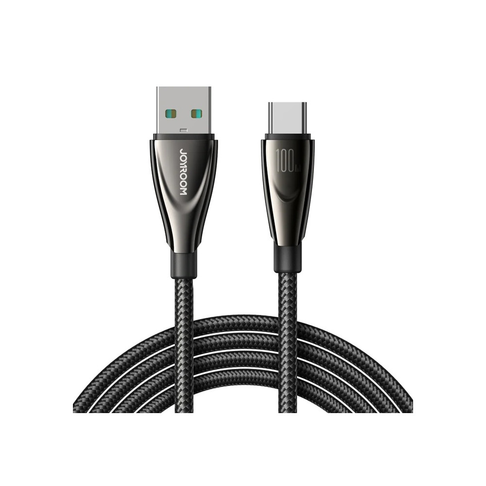 Kaapeli kaapeli Pioneer-sarjassa USB-A - USB-C 100W 1.2m musta