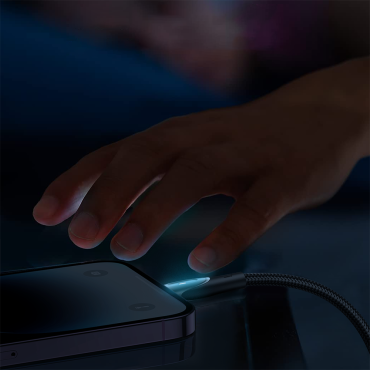 Kabelkabel voor iPhone Pioneer Serie USB-A - Lightning 3A 1.2m zwart