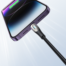 Kabeļu kabelis iPhone Pioneer Series USB-C - Zibens 30W 1.2m Black