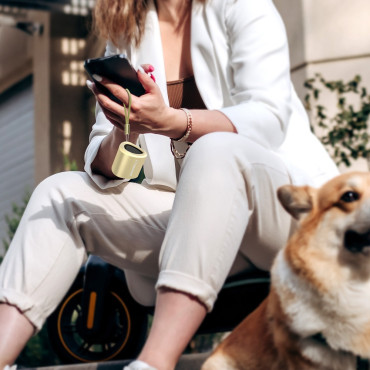 Liten mini trådlös högtalare TWS Nimo Bluetooth 5.3 5W Golden