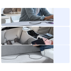 Kabelkabel für iPhone Pioneer Series USB-C - Blitz 30W 1.2m Schwarz