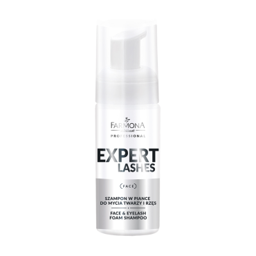 Farmona Expert Lashes αφρός σαμπουάν για πλύσιμο προσώπου και βλεφαρίδων 100ml — προβολή από μπροστά