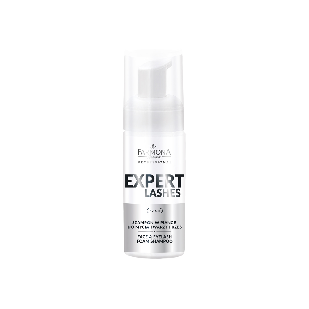 Farmona Expert Lashes pjenasti šampon za pranje lica i trepavica 100ml — pogled sprijeda