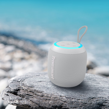 Alto-falante sem fio T7 Mini Bluetooth 5.3 IPX7 15W Cinza