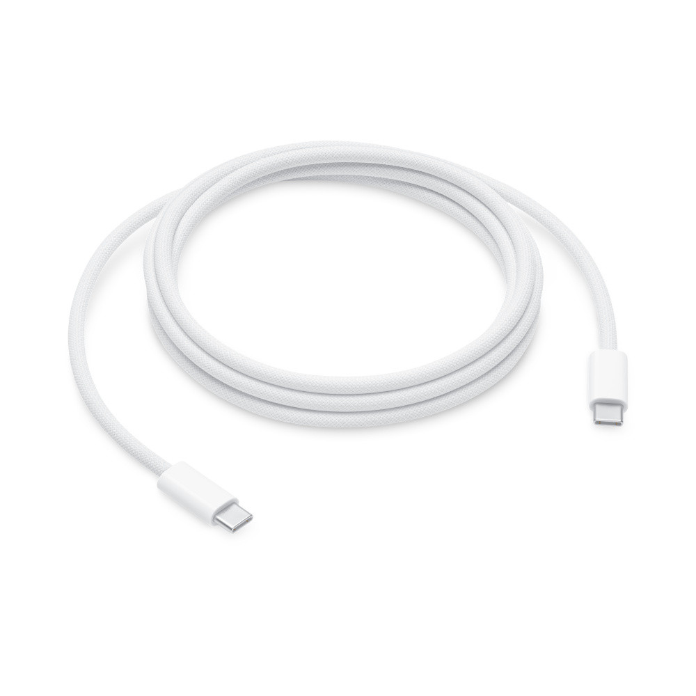 Original cable wire Apple USB-C 240W 5A 2m balts