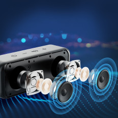 Brezžični zvočnik T2 MINI 2023 Bluetooth 5.0 10W Črna