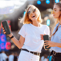 Brezžični zvočnik T2 MINI 2023 Bluetooth 5.0 10W Črna