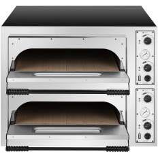 Professionel bage til to-kammer pizza til 12 pizzaer. 32 cm 14400 W