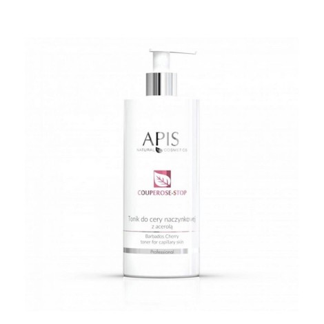 Apis Couperose Stop, tonik za kožo s couperoso z acerolo, 500 ml — sprednji pogled