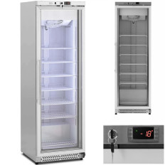 Glazen lade-vriezer met ritssluiting tot -18 C 380 L