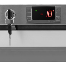 Glasierte Schublade Gefrierschrank mit Reißverschluss bis -18 c 380 l