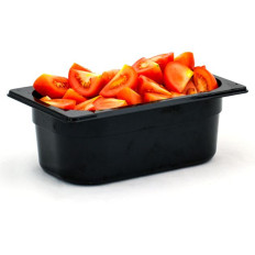 Contenitore dal policarbonato nero GN 1/4 altezza 65 mm - Hendi 862636