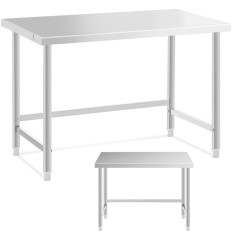 TABLE WORKTOP WORKTOP Central Steel 120 x 70 cm na 93 kg