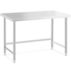 Táblázat Munkaasztal Munkahely központi acél 120 x 70 cm - 93 kg