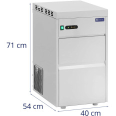 Professionele kluisje-ijsgenerator 50 kg / dag 240 W