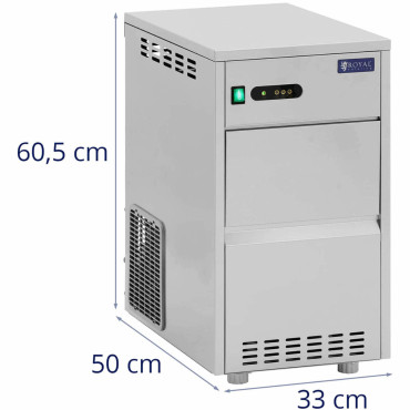 Profesionāla skapītis ledus stieple 25 kg / dienā 200 w