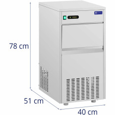 Ammattimainen jääpalkki jääpalkkiin 30 kg / vrk 240 W