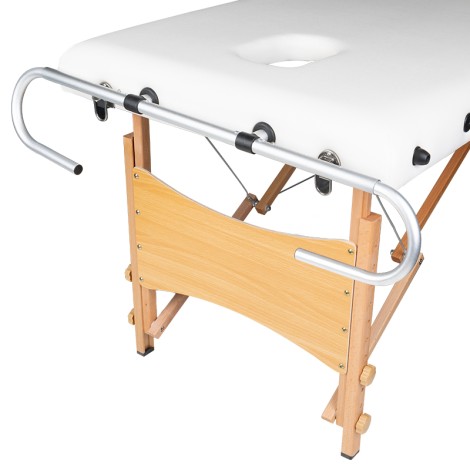 Support de protection jetable Comfort pour table de massage — vue latérale