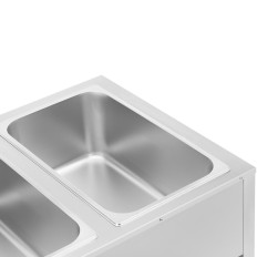 Bemar. Voedselverwarmer met vrijstaande basis 2 x GN 1/1 1265 W