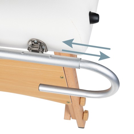 Comfort tafelmat houder — detail handvat