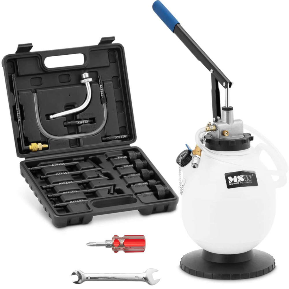 Zamenjava olja v avtomatskem menjalniku s 13 adapterjem 7.5 L