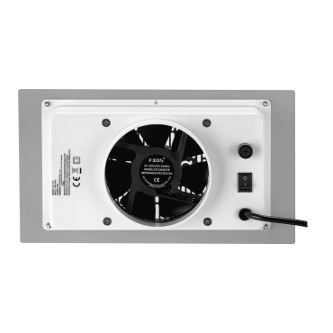 Aspirapolvere integrato Momo S-41 cromato — vista frontale