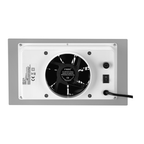 Aspirateur de poussière encastré Momo S-41 chrome — vue de face
