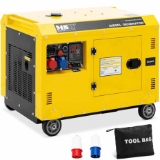 Agregatni generator Generator Diesel na kolesih 240/400 V 8500 W 10 KVA 30 L