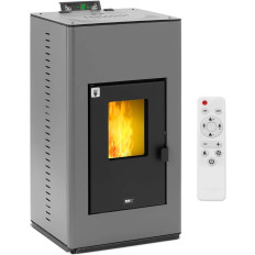 Bakkachel open haard op pellets met waterjack tot 380 m3 20000 W