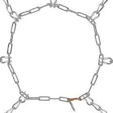 Snow chains for drive wheels for the QUADA tractor - 2 pcs.