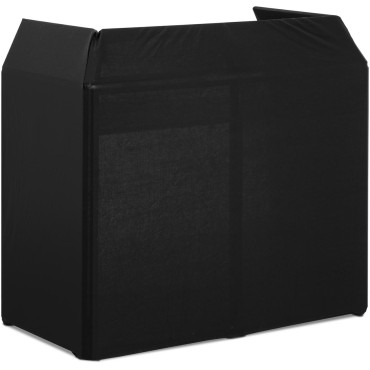 Stojalo za zaslon DJ Tabela z zložljivim pokrovom 146 x 73 x132 cm