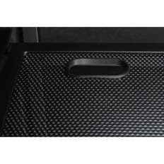 Schermstandaard DJ-tabel met vouwdeksel 146 x 73 x 132 cm