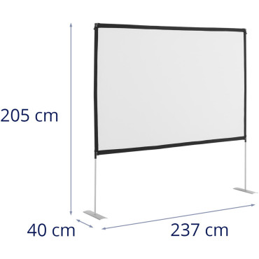 Screen Projection Floor 100 '' 228 x 133 cm 16: 9