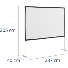 Screen Projection Floor 100 '' 228 x 133 cm 16: 9