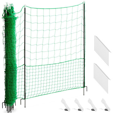 Grid Farm Schutzzaun für Geflügel Hühner 1,25 x 25 m