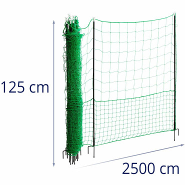 Grid Farm Zaščitna ograja za perutninske kokoši 1.25 x 25 m